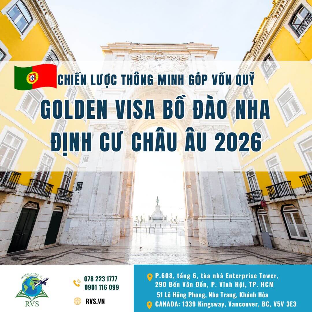 Định cư Bồ Đào Nha chương trình Golden Visa năm 2026: Chiến lược đầu tư thông minh qua quỹ đầu tư