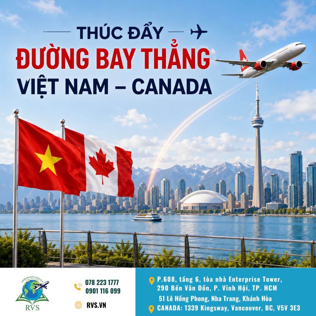 Đường bay thẳng Việt Nam - Canada