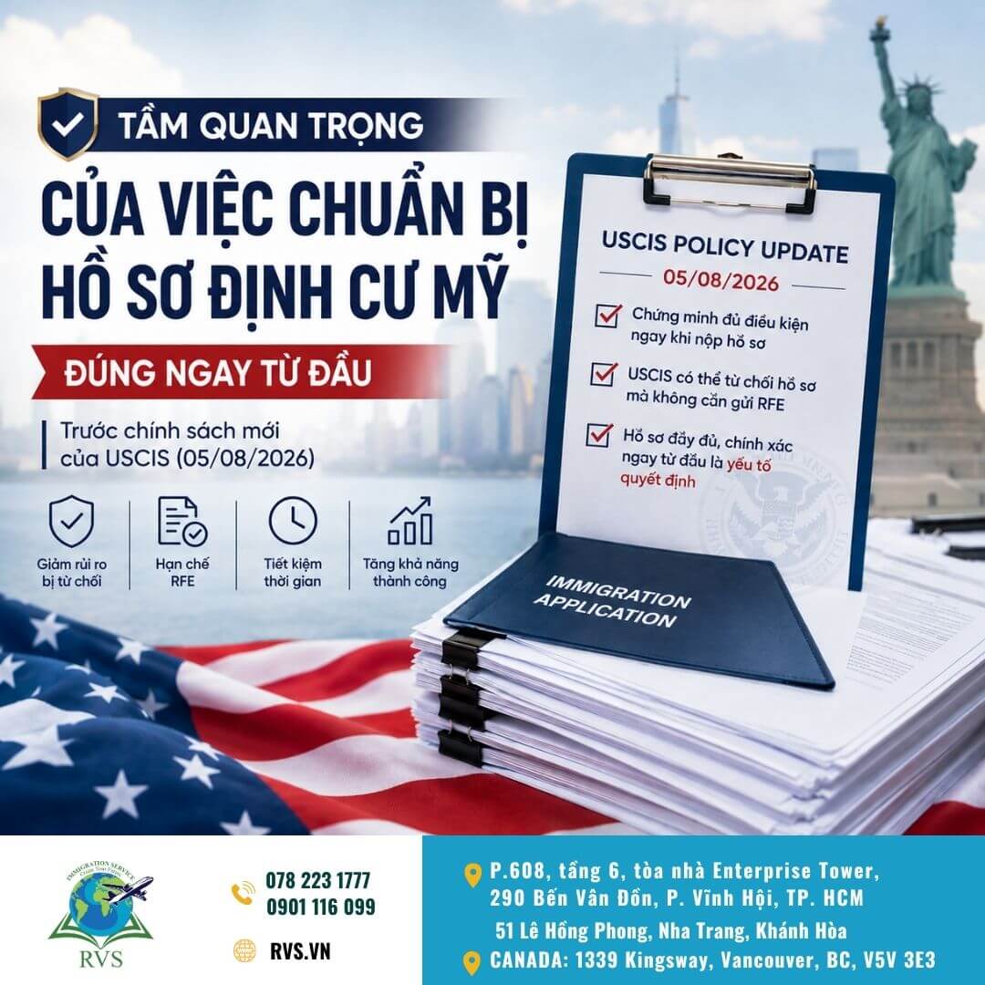 Chuẩn bị hồ sơ định cư Mỹ đúng